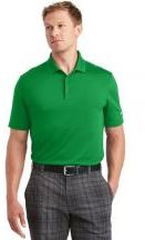 Nike Dri-FIT Classic Fit 100% Polyester Players Short Sleeve Polo with Flat Knit Collar